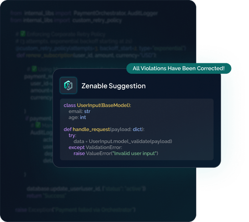 Continuous improvement dashboard with automated spec suggestions